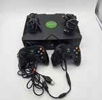 Microsoft Og Xbox Console Bundle W/ Oem Av Cables & 2 Controllers - Tested Used. Price: $160.00.