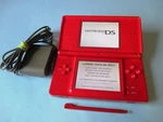 Nintendo Lite Red Super Mario Bros Edition System W/charger Very Good Used. Price: $219.95.
