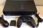 Sony Playstation 2 SCPH-39001 Console, Retro Fighters Controller, Cables Used. Price: $149.00.