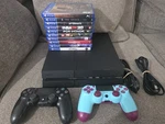 Sony PS4 Console Bundle 500GB 2 Controllers 10 Games Tested Working Used. Price: $149.99.