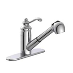 Lisbon Single-handle Pull-out Sprayer Kitchen Faucet Chrome P00131C New. Price: $257.98.