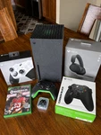 Xbox Series Galaxy Black Special Edition 2TB Loaded Setup/bundle Used. Price: $949.99.
