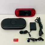 Sony PSP-3000 Radiant Red Handheld Console With New Battery 4GB Memory Card Used. Price: $169.53.