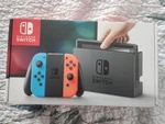 Nintendo Switch 32GB Gray Console With Neon Red And Blue XAW7 Model New. Price: $450.00.