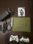 Xbox 360 Special Edition Halo Console /w Hard Drive, 2 Controllers, Tested Used. Price: $275.88.
