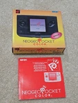 Snk Neogeo Pocket Color Launch Edition Anthracite Box And Manual Only No Tray Good. Price: $99.99.