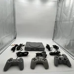 Sony Playstation PS1 Console SCPH-5501 3 Controllers/controller Extentions Used. Price: $95.00.