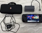 Valve Steam Deck Oled Handheld Console Black, 1TB, With Charger, Case, Dock Open. Price: $825.00.