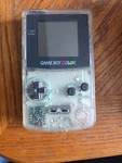 Nintendo Gameboy Color CGB-001 Ice Transparent Clear Handheld System Console Gbc Used. Price: $100.00.