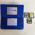 Original Cobalt Blue Nintendo Handheld System Bundle W/ 3 Games Avatar Lego Used. Price: $60.00.