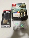 Nintendo Switch Oled Zelda Tears Of The Kingdom Edition Bundle Open. Price: $349.99.
