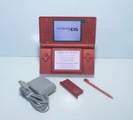 Nintendo Ds Lite Brushed Nickle Red Handheld Gaming System W/ Charger & Stylus Excellent. Price: $190.00.