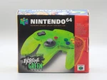 Nintendo N64 Extreme Green Controller Complete Box Cib Rare Used. Price: $1299.99.
