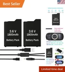 Reliable 3.6V Rechargeable Battery Pack For Psp - Fast Charging & Safe Operation New. Price: $21.84.