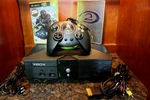 Microsoft Original Xbox Console W/big Duke Controller Cords Bundle Halo Games Used. Price: $179.99.