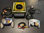 Nintendo Gamecube Zelda Addition Console W/ Gameboy Slot Functional Wpower Cable Used. Price: $150.00.