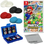 Mario Party Superstars, Nintendo Switch + 8 Thumb Grips, Game Holder & Cloth Brand. Price: $56.98.