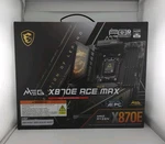 Msi Meg X870E Ace Max AM5 Amd Motherboard New. Price: $607.15.