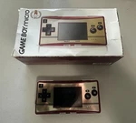 For Repair, Read - Nintendo Game Boy Micro Famicom Red Gold 20TH Mario Box!. Price: $299.99.