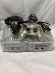 Microsoft Original Xbox Crystal Console, Translucent, Tested, Without Used. Price: $299.99.