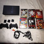 Sony Playstation PS2 Fat Console Bundle With 6 Classic Games SCPH-30001 Used. Price: $175.00.