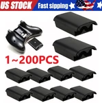 Aa Battery Back Cover Case Shell Pack For Xbox 360 Wireless Controller Black Lot New. Price: $39.70.