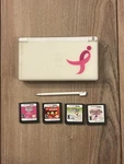 Nintendo Ds Lite Pink Ribbon White Console Susan Komen Breast Cancer Tested Used. Price: $101.99.