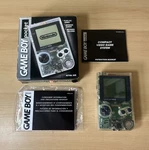 Clear Nintendo Game Boy Pocket Console Complete Box Cib W/ Paperwork Tested Used. Price: $199.99.