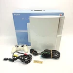 Sony Playstation PS3 Ceramic White Console CECHH00 40GB Used. Price: $184.90.