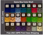 Nintendo Game Boy Gbc Shell + Glass Lens Buttons- Pick Color! New. Price: $18.24.