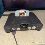 Nintendo 64 Game System 2 Controllers NUS-001 James Bond 007 Tested Original Oem Used. Price: $110.00.