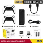 X9 Pro 4K Retro Stick Tv Console 128G 40K+ Built-in Games, Dual 2.4G New. Price: $69.99.