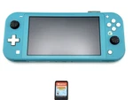 Nintendo Switch Lite Handheld Console - Turquoise Donkey Kong Tropical Freeze Used. Price: $175.00.