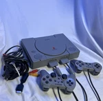 Sony Playstation Video Game Console Gray SCPH-5501 W/ Controllers + Cords Used. Price: $60.00.
