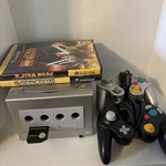 Nintendo Gamecube Bundle Silver DOL-101(USA) 2 Controllers & Memory Card Used. Price: $145.00.