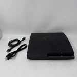 Tested Genuine Sony Playstation PS3 CECH-2001A Slim Console 120GB With Cables Used. Price: $84.99.