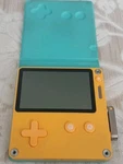 Playdate Console Panic Yellow Teal Magnetic Cover Used. Price: $210.00.
