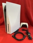 Sony Playstation Disc Edition PS5 825GB Console New 3PARTY Controller + Game Used. Price: $399.94.