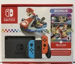 Nintendo Switch Mario Kart Gaming Console 8 Deluxe Bundle -neon Red/blue- New!. Price: $360.00.