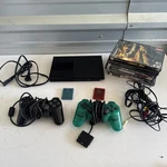 Sony Playstation PS2 Slim Console Black Cables, Oem Controller, Mem & Games! Used. Price: $120.00.
