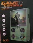 X6 Handheld Console 3.5" 10000 Games Supports Expansion Card New - Black. Price: $44.58.