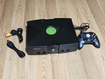 Microsoft Original Console Bundle! Xbox! 1 Controller! W/ All Cords! Used. Price: $139.99.