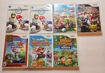 Nintendo Wii Mario Galaxy, Super Smash & More Cases Only, No Games, Some Manuals Good. Price: $39.99.