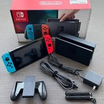 Nintendo Switch Console HAC-001 Joy Dock Grip All Accessories Used. Price: $175.00.