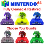Nintendo N64 *choose Your Bundle* Console + Controllers Wires Set Funtastic Excellent. Price: $194.95.