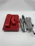 Nintendo Wii Console RVL-001 Gamecube Compatible Red Motion Plus Bundle Tested Used. Price: $79.99.