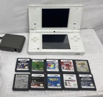 Nintendo Dsi White Console TWL-001 Usa Tested & Working W/ Charger 10 Games Used. Price: $80.00.