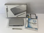 Broken Nintendo Lite With Box Silver Handheld System For Parts Only UGS-001. Price: $44.99.