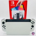 Nintendo Switch Oled Model HEG-001 Console White Joy-con Bundle Region Free Dock Used. Price: $279.49.