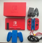 Nintendo Switch Neon Red Joy-cons Mario & Blue Edition Excellent Used. Price: $279.95.